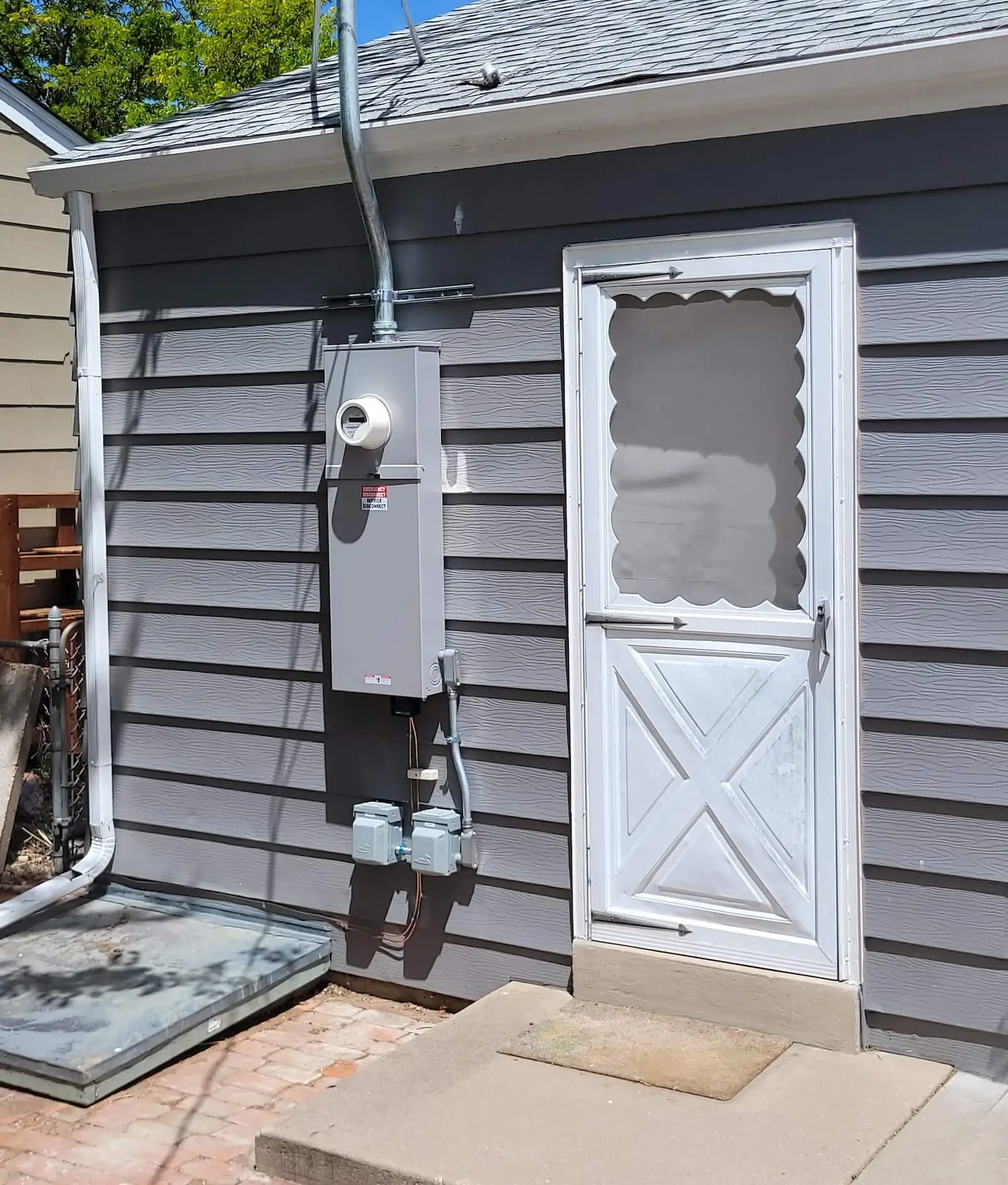 electric power repair after