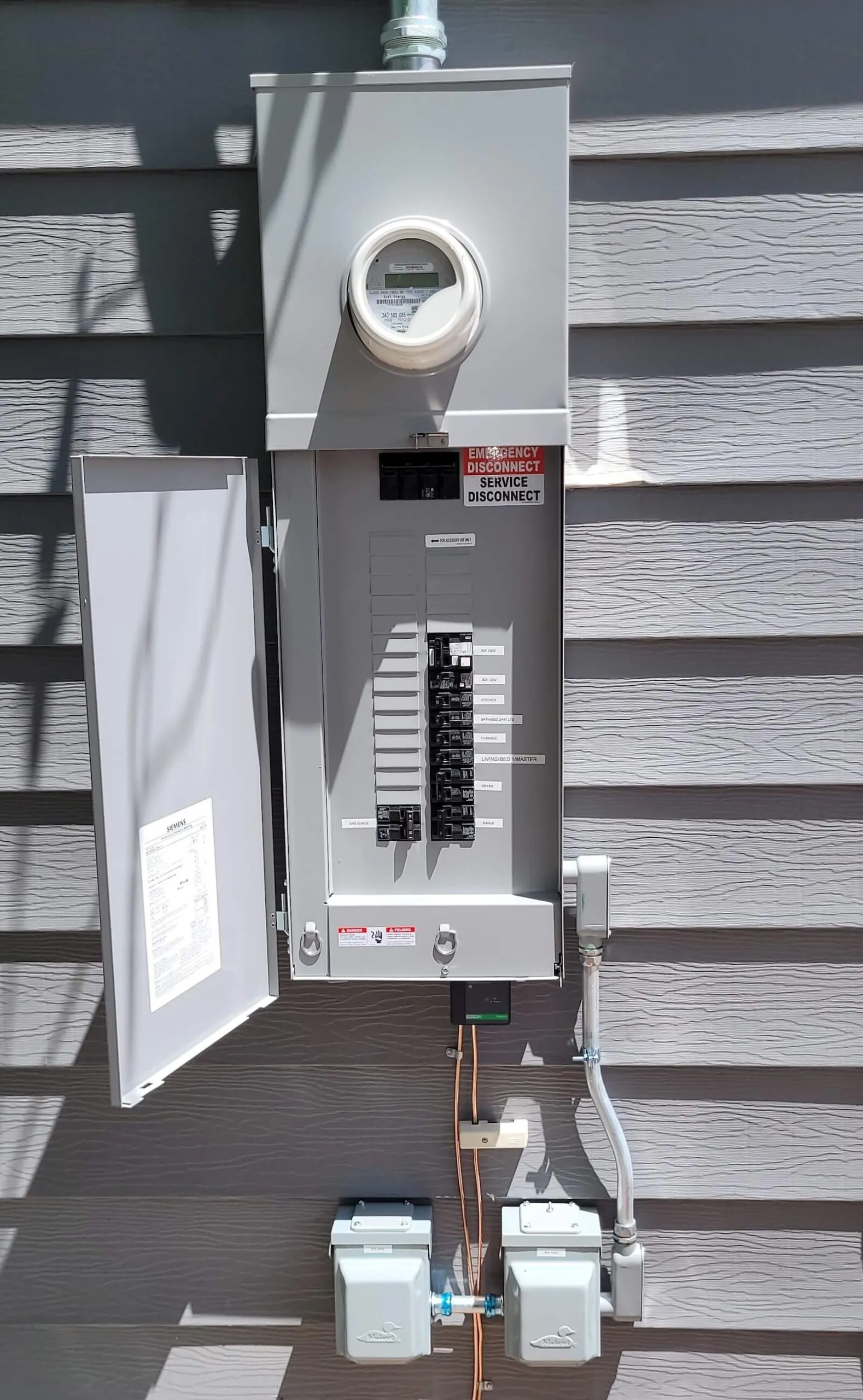 electric power repair after
